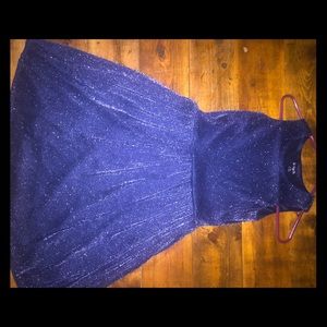 Navy blue girls dress